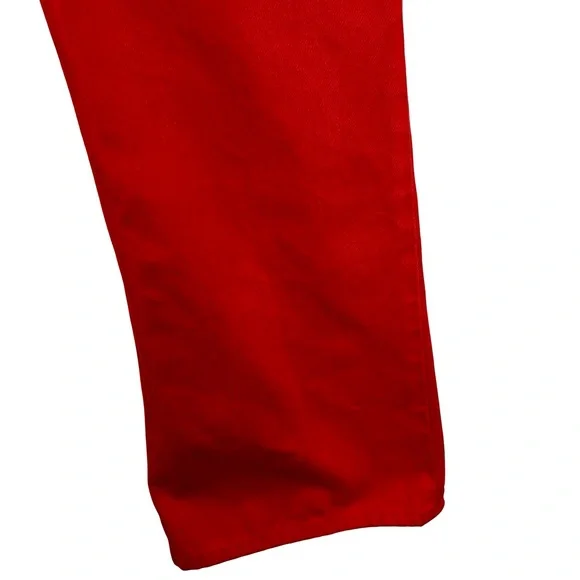 Golden Goose Red Mid-Rise Jeans - Picture 9 of 16